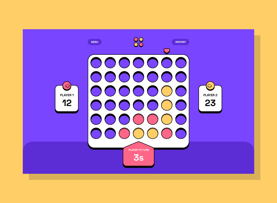 Connect Four project preview